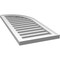 Ekena Millwork Quarter Round Top Right Surface Mount PVC Gable Vent w/ 2"W x 1-1/2"P Brickmould Frame, 16"W x 36"H GVPQR16X3602SF - alternate 2